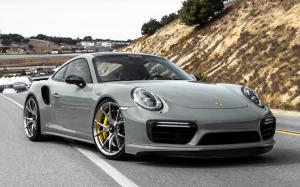 Porsche 911 Turbo S by Champion Motorsport on Vossen Wheels (RS74) 2018 года